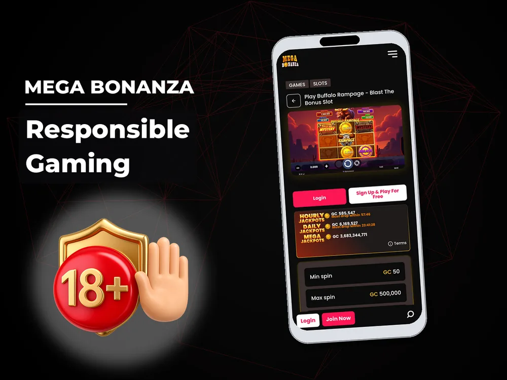 Mega Bonanza - Responsible Gaming