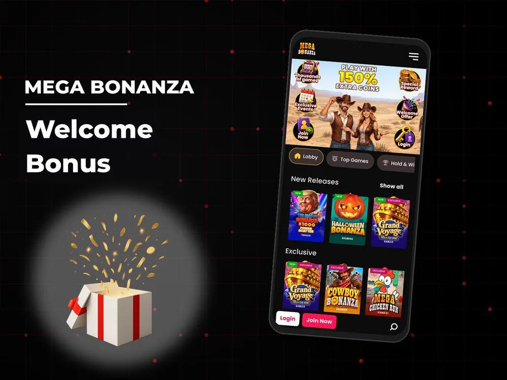 Mega Bonanza - Welcome Bonus