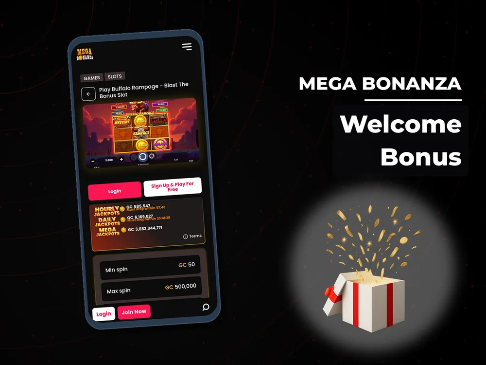 Mega Bonanza - Welcome Bonus