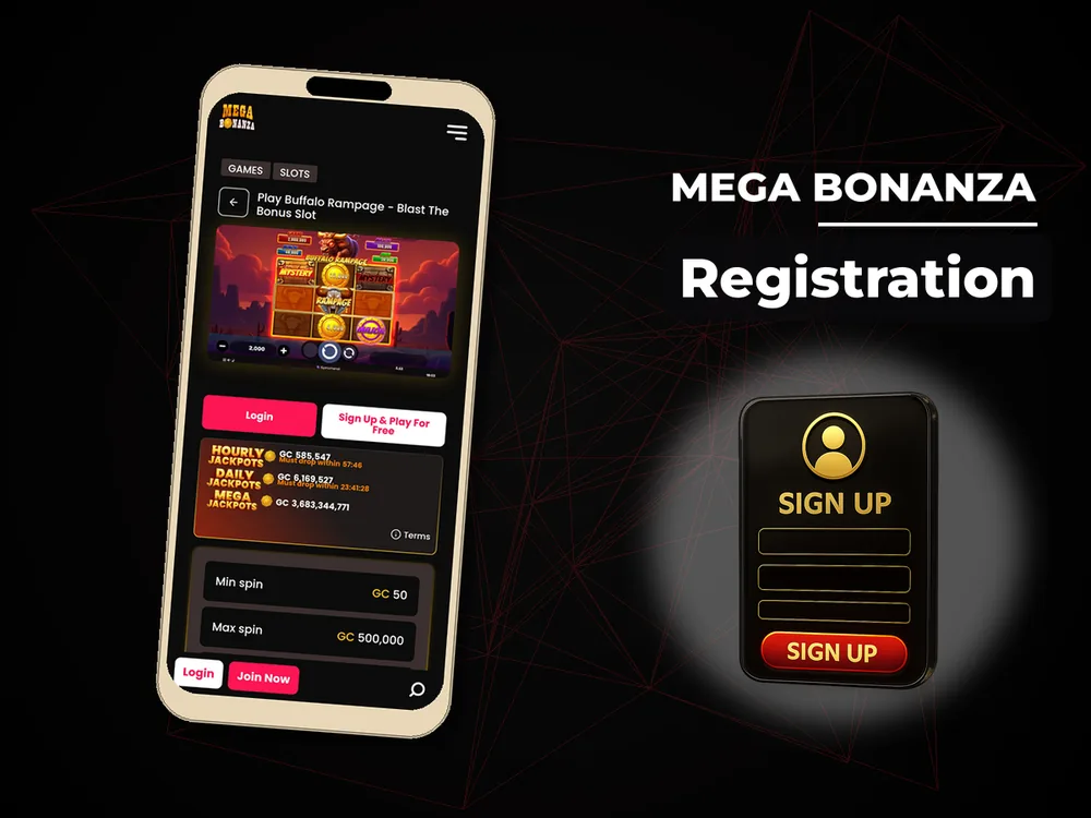 Mega Bonanza - Registration