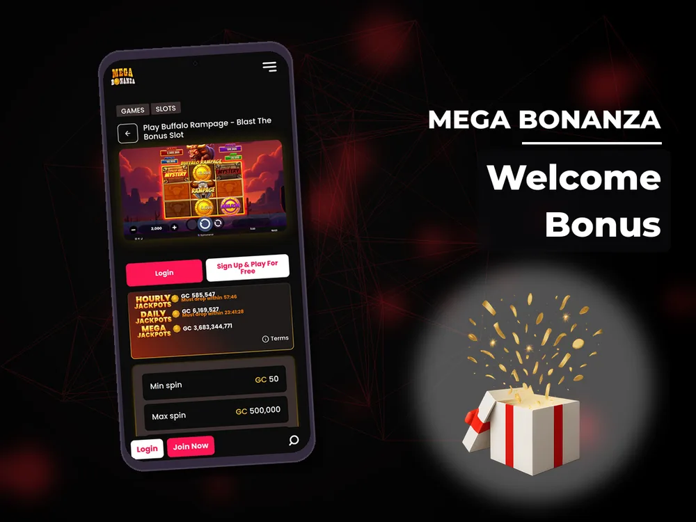Mega Bonanza - Welcome Bonus