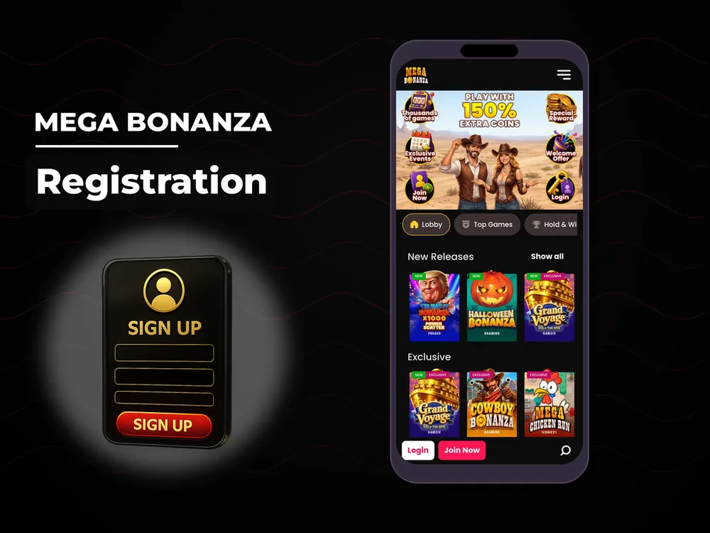 Mega Bonanza - Registration